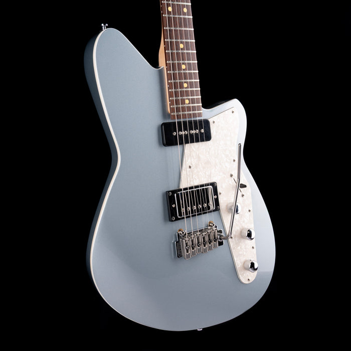 Used Reverend Double Agent W Metallic Silver Freeze with Gig Bag