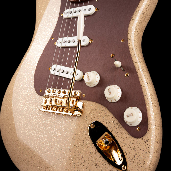Fender Custom Shop Masterbuilt Jason Smith 1959 Stratocaster NOS Mojave Sand Sparkle With Case