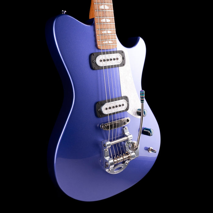 Powers Electric A-Type Viola Purple Metallic with Soft Case