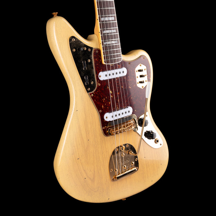 Pre Owned 2024 Fender Custom Shop 1966 Jaguar Journeyman Relic Aged Natural Blonde with OHSC