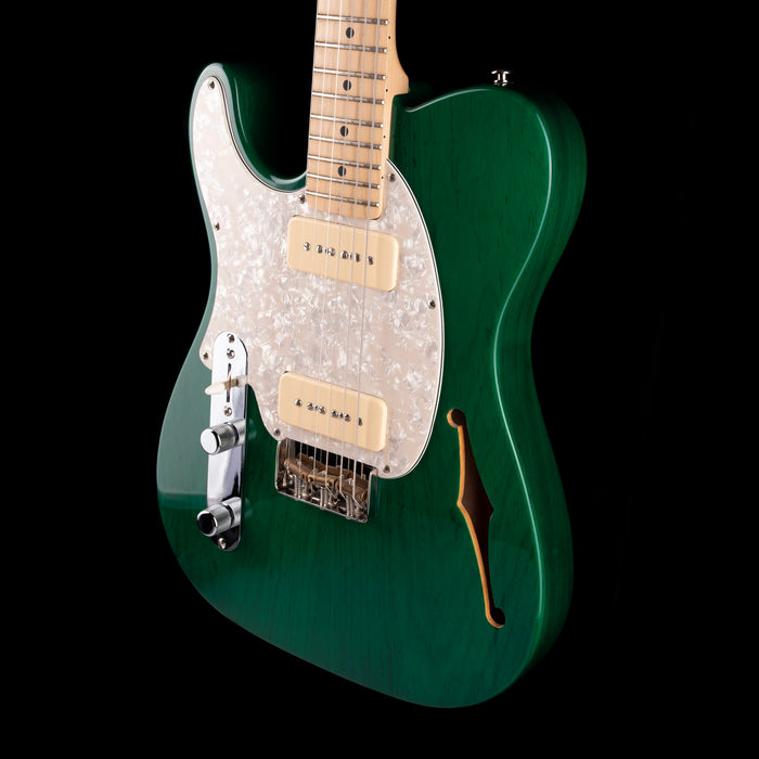 Pre Owned 2006 G&L ASAT Classic Semi-Hollow Forest Green With OHSC