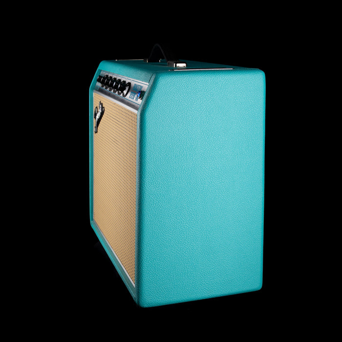 Used Fender '68 Custom Princeton Reverb Surf Green Guitar Amp Combo with Footswitch