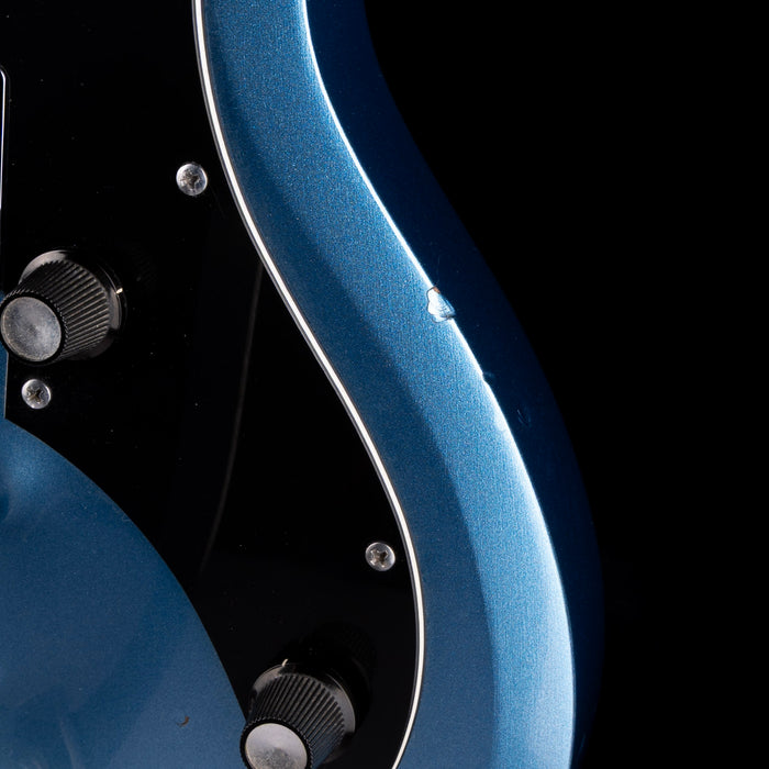 Pre Owned Supro Model 2010BM Jamesport Single Pickup Island Series Ocean Blue Metallic With Bigsby With OHSC