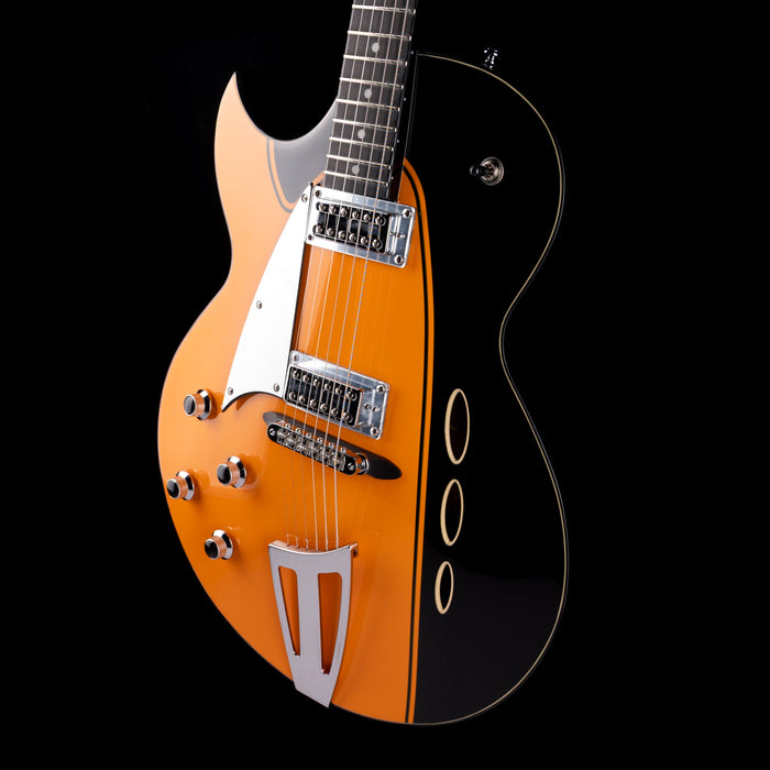 Pre Owned 2024 Eastwood	Backlund Rockerbox II Left-Handed Orange Stain With Gig Bag