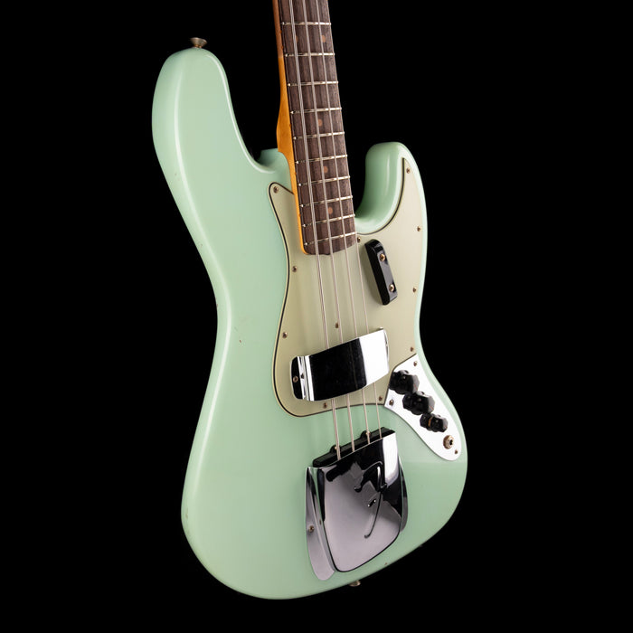 Fender Custom Shop 1962 Jazz Bass Journeyman Relic Aged Surf Green