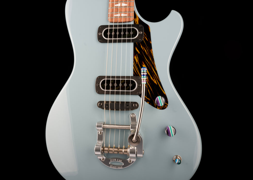 Powers Electric A-Type Meissen Blue With Softshell Case