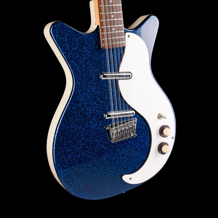 Pre Owned Danelectro 60th Anniversary DC '59 NOS+ Electric Guitar Deep Blue Metalflake