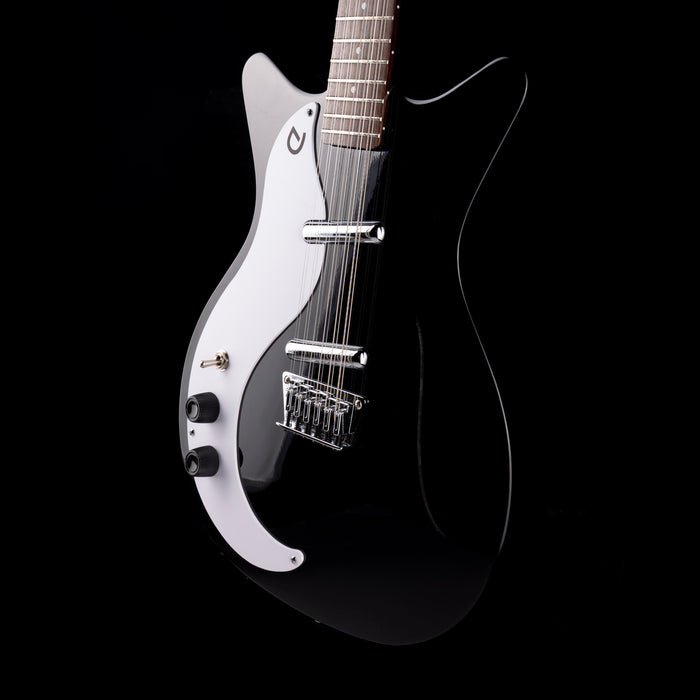 Pre Owned 2023 Danelectro '59 12-String Left-Handed Black With Gig Bag