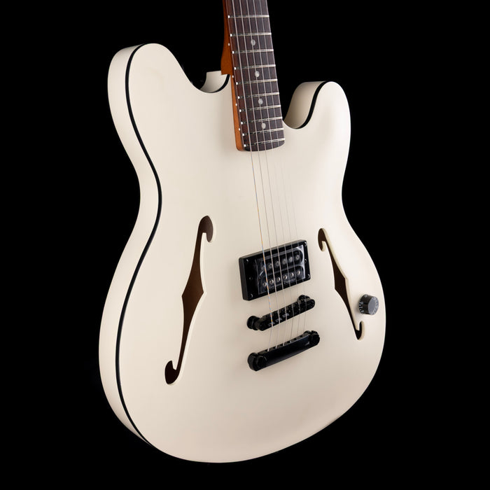 Pre Owned Fender Tom DeLonge Starcaster Olympic White With Gig Bag