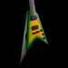 Pre Owned 2023 Solar Guitars V2.6LB Flame Lime Burst Matte Electric Guitar With OHSC
