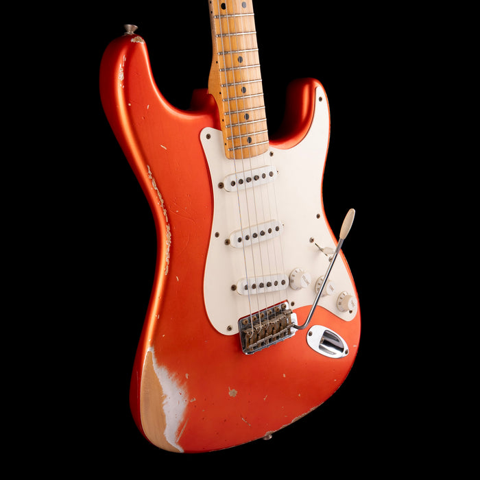 Used 2008 Fender Custom Shop Limited Edition Ultimate Vintage Stratocaster Heavy Relic Candy Tangerine with OHSC