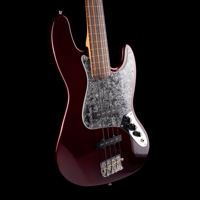 Used 2001 Fender Standard Jazz Bass Fretless Midnight Wine