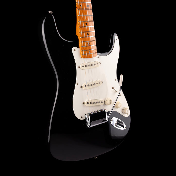 Pre Owned 1984 Fender American Vintage 1957 Stratocaster Black Electric Guitar With OHSC