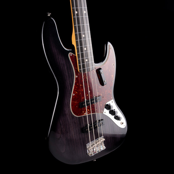 Fender Custom Shop 1964 Jazz Bass Fretless Closet Classic Ebony Transparent With Case