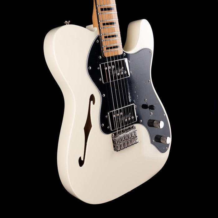 Used Squier Classic Vibe '70s Telecaster Thinline Olympic White With Gig Bag