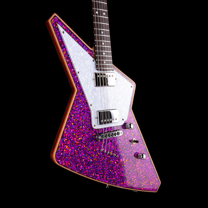 Pre-Owned 2023 Cream Guitars Voltage Standard - Purple Galaxy With OHSC