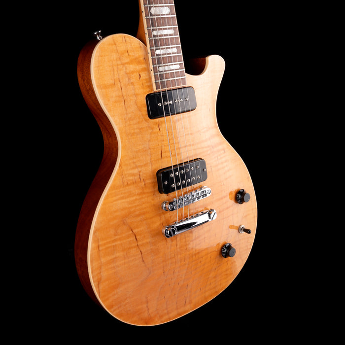 Perinetti Guitars SC-1 Standard Carved Top Natural Orange Translucent with Soft Case