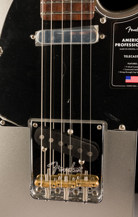 Used Fender American Professional II Telecaster Rosewood Board Mercury With Case