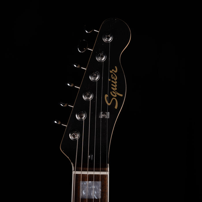 Used Squier Limited Edition Paranormal Offset Telecaster Charcoal Frost Metallic With Gig Bag