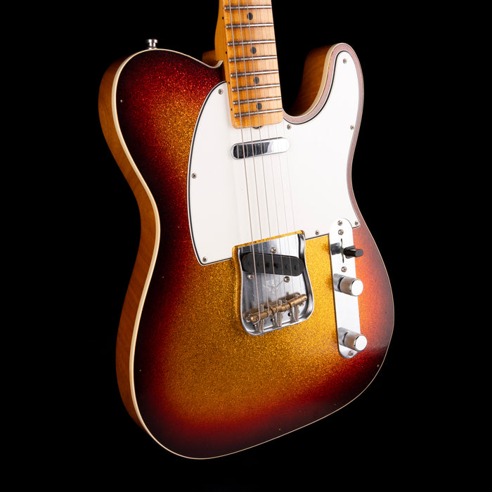 Pre Owned Fender Custom Shop Limited Edition Postmodern Telecaster Journeyman Relic 3-Tone Sunburst Sparkle With OHSC