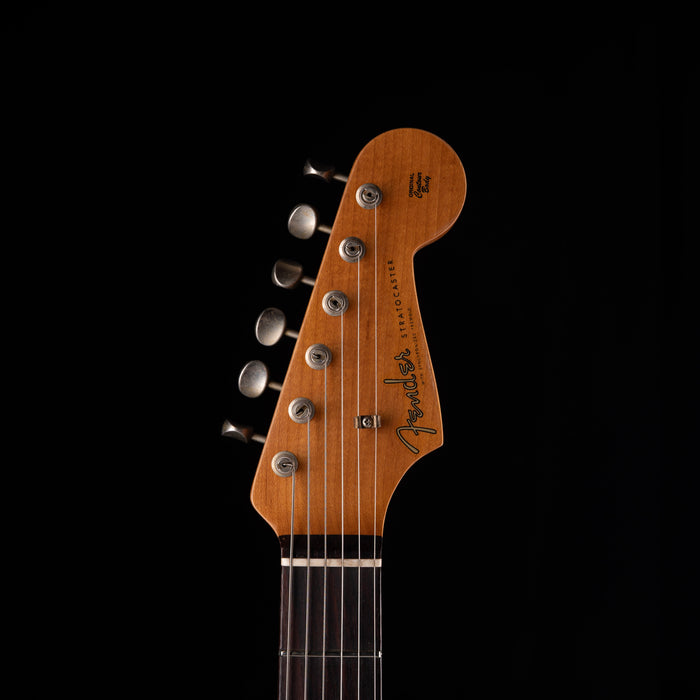 Pre-Owned 2025 Fender Custom Shop 1960 Stratocaster Journeyman Relic Faded Aged Surf Green With OHSC