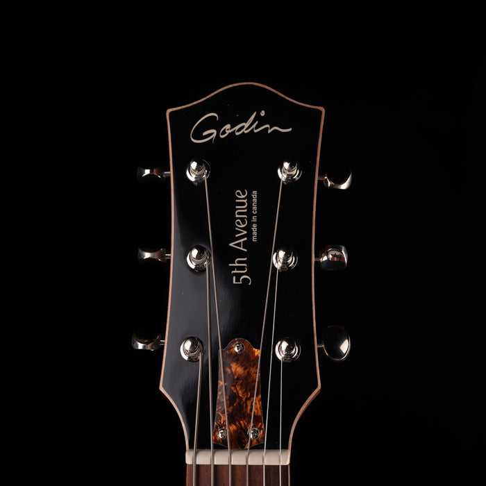 Pre-Owned Godin 5th Avenue CW Kingpin II Cognac Burst With OHSC