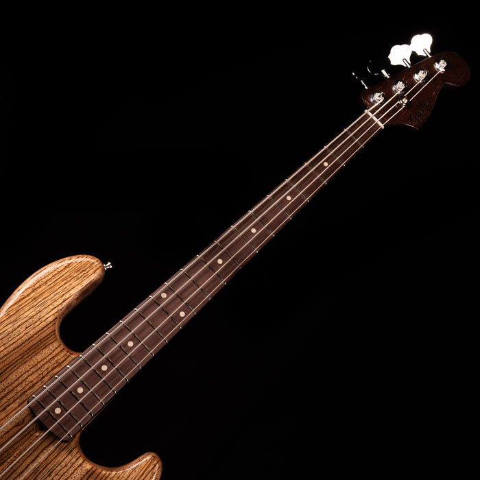 Fender Custom Shop Masterbuilt Jason Smith Custom Classic Jazz Bass NOS Zebrawood Natural With Case