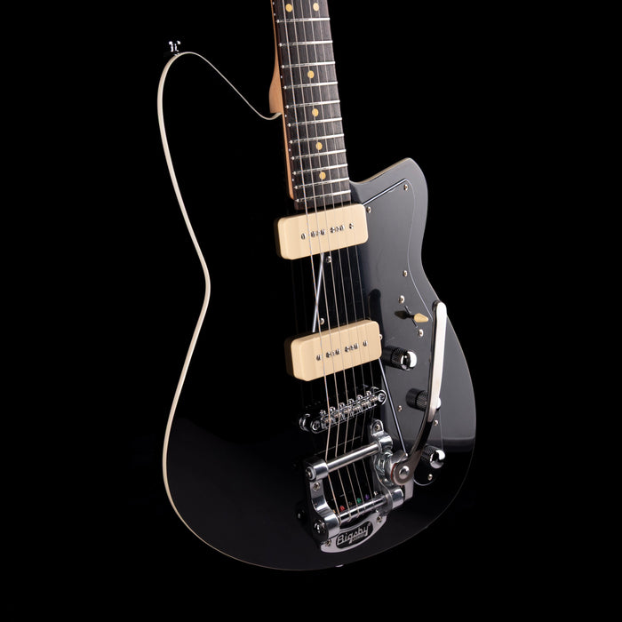 Reverend Jetstream 290 Bigsby Midnight Black with Case