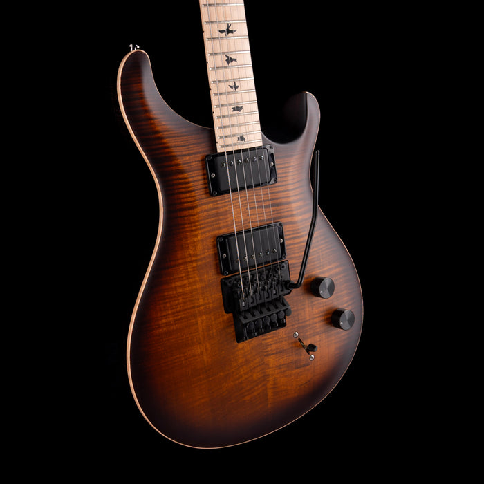 Pre-Owned 2022 PRS Dusty Waring CE24 Floyd Burnt Amber Smokeburst With Gig Bag