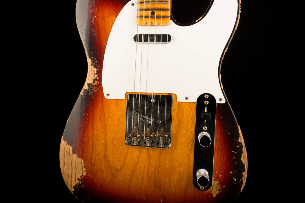 Fender Custom Shop 1958 Telecaster Heavy Relic Faded Aged Chocolate 3-Tone Sunburst