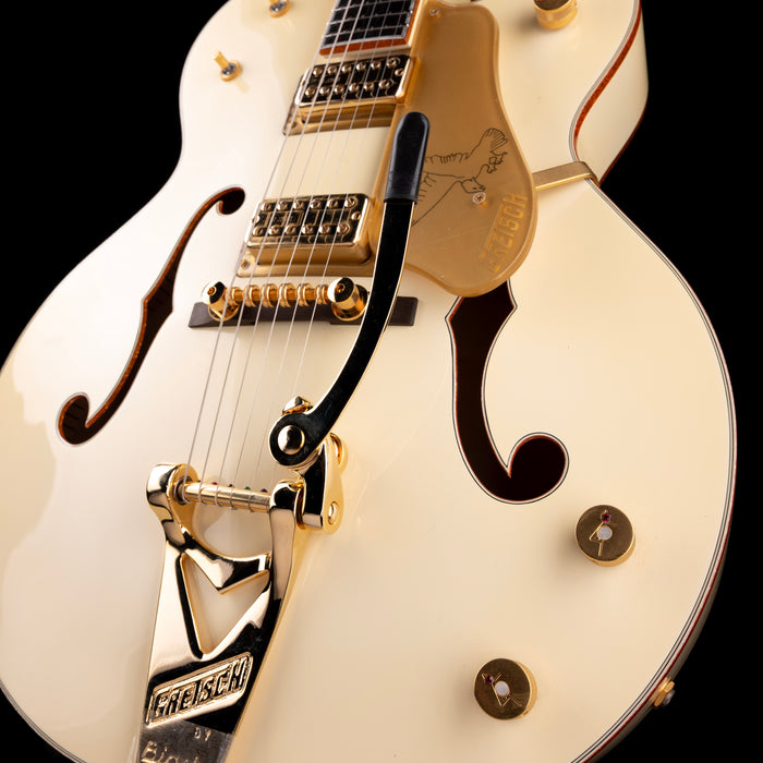 Used 2016 Gretsch G6136T-59 Vintage Select '59 Falcon Hollow Body Vintage White with OHSC