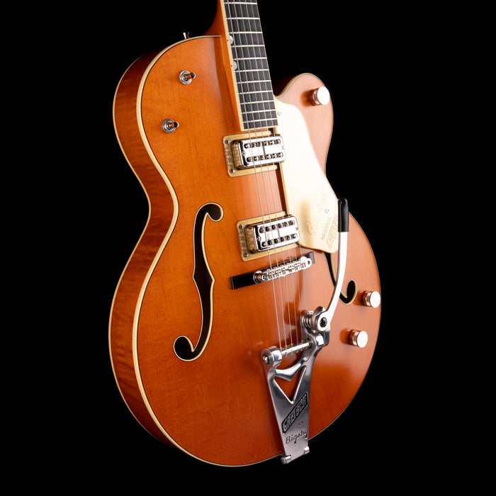 Gretsch G6120T-BSSMK Brian Setzer Signature Nashville Hollow Body '59 "Smoke" Orange with Case