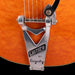 Pre-Owned 2014 Gretsch G6120-59QM Limited Edition Quilted Maple Chet Atkins Orange With OHSC