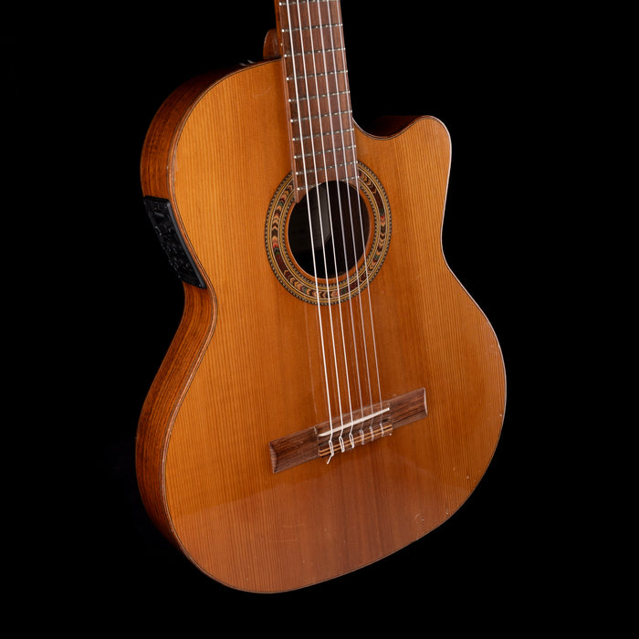 Used Kremona Fiesta F65CW - TLR - Natural Nylon Acoustic Electric Guitar With Gig Bag
