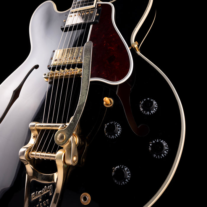 Pre-Owned 2011 Gibson Custom Shop ES-355 With Bigsby Ebony With OHSC