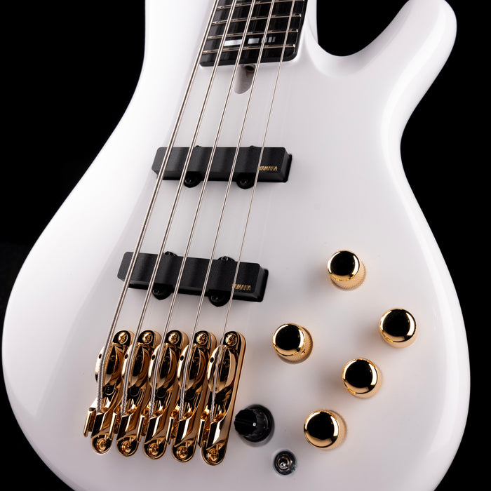 Yamaha NNBE2 Nathan East Signature 5-String Electric Bass White with Case