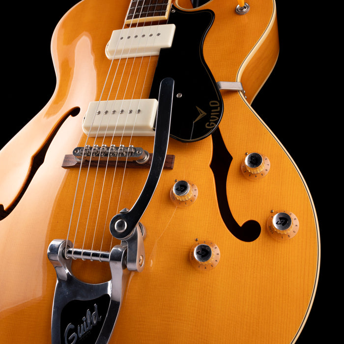 Pre-Owned 2013 Guild Newark St. Collection X-175B - Blonde With OHSC