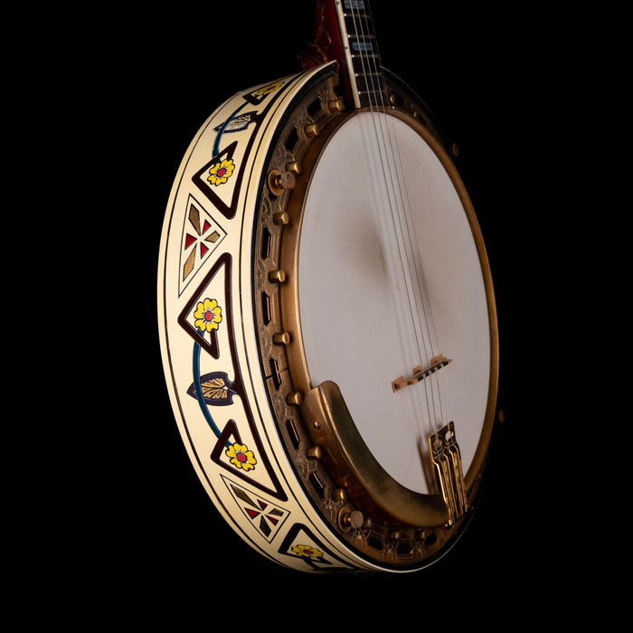 Pre-Owned 1962 Vega Jerry Van Dyke Vegavox Deluxe IV Tenor Banjo Blonde With OHSC