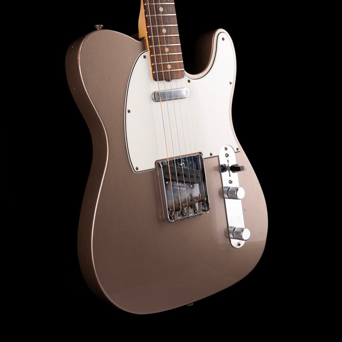 Used 2018 Fender Custom Shop 1963 Telecaster Journeyman Relic Shoreline Gold With OHSC