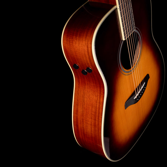Used Yamaha FG-TA TransAcoustic Dreadnought Acoustic-Electric Guitar Brown Sunburst