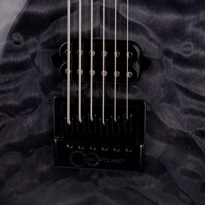 Jackson Pro Plus Sleep Token IV Monarkh SC Transparent Black Burst with Gig Bag