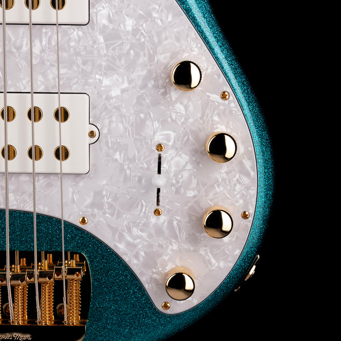 Ernie Ball Music Man StingRay Special 5 HH Bass Ocean Sparkle With Softshell Case