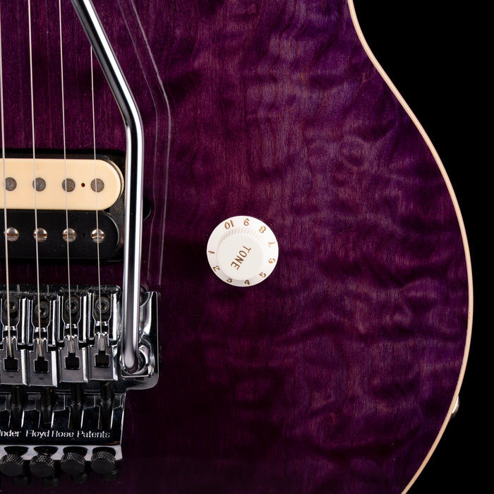 Used 1995 Ernie Ball Music Man Eddie Van Halen EVH Signature Floyd Translucent Purple with Case