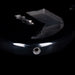 Used 1999-2002 Vaccaro X-Ray PJ Bass Body Black With Original Pearloid Pickguard