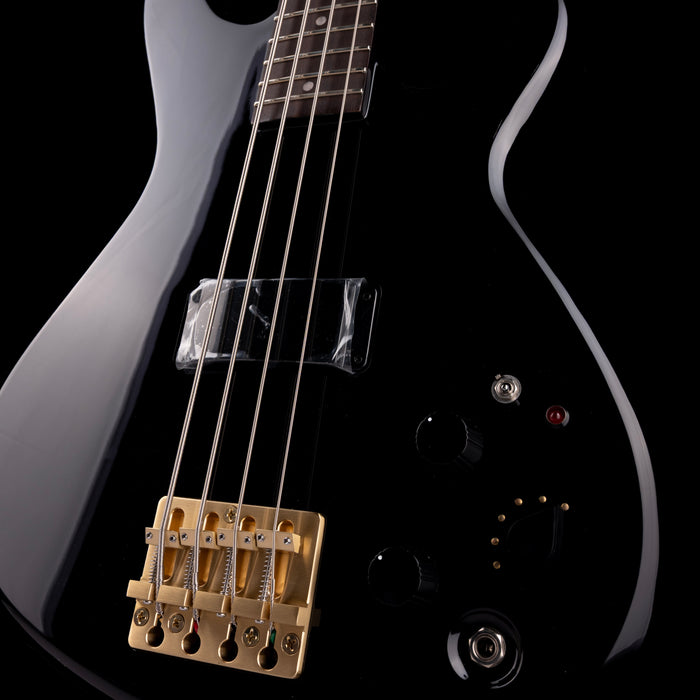 Aria Pro II Limited Edition SB-CLB Cliff Burton Signature Bass Black with Gig Bag