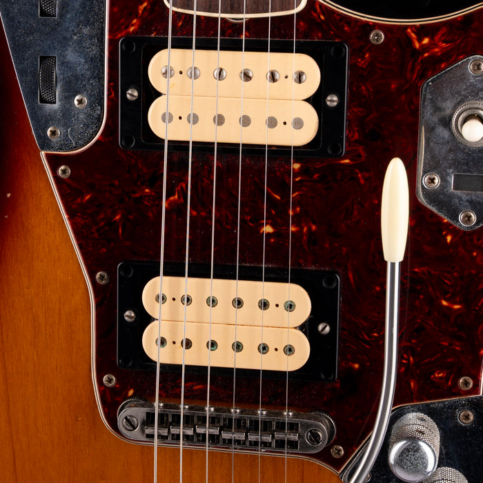 Used 2012 Fender Kurt Cobain Road Worn Jaguar Road Worn 3-Tone Sunburst with OHSC