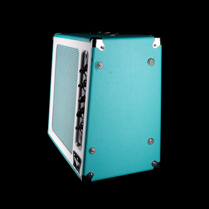 Used Tone King Falcon Grande Turquoise Guitar Amp Combo With Footswitch