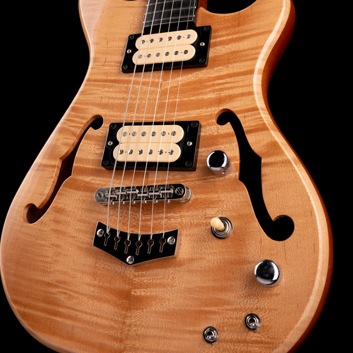 Used 2018 Artinger Custom Hollow Jerry Garcia Wolf Inspired Vintage Natural with Case