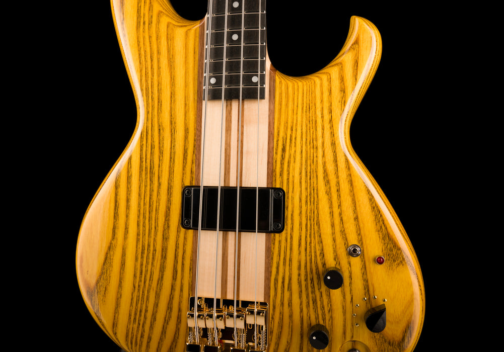 Aria Pro II SB-1000B Reissue 4-String Electric Bass Guitar Made in Japan Oak Natural with Gig Bag