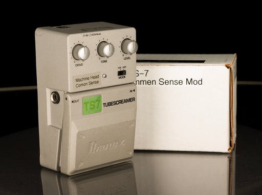 ibanez 7 series pedals Used Ibanez TS7 MHP Common Sense Mod Overdrive Pedal With Box — Truetone Music